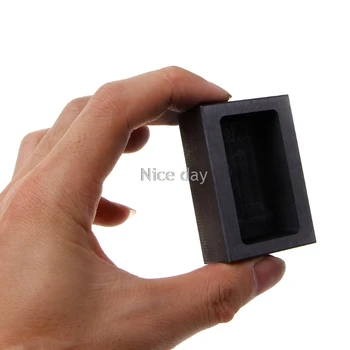 

Graphite Crucible Ingot Mold Oven Fusion Cast Melting 150g Gold Bar Molds Tools F15 20 Dropship