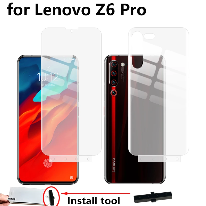 Новая мягкая 4D полноразмерная Гидрогелевая пленка для Lenovo Z6 Pro 6 39 &quot защита