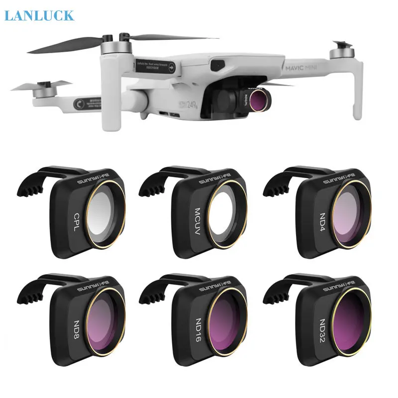 

Camera Lens Filter For DJI Mavic Mini MCUV ND4 ND8 ND16 ND32 CPL ND/PL Drone Profissional Filters for Mavic mini Accessories