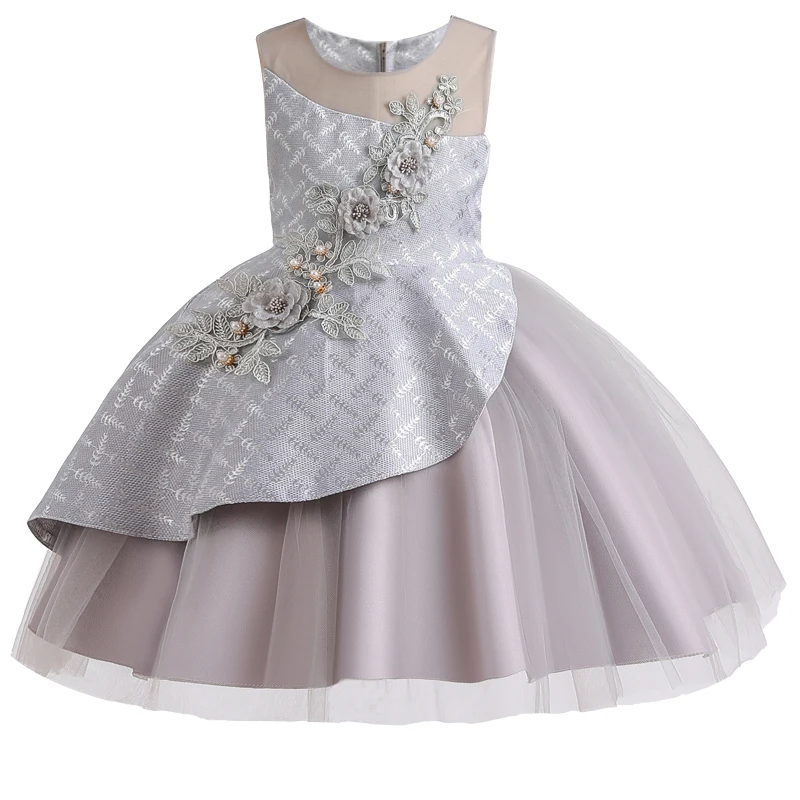 Г. Зимнее бальное платье-пачка с длинными рукавами, праздничное платье для маленьких девочек, одежда, платья Одежда для девочек на свадьбу платье принцессы От 2 до 16 лет