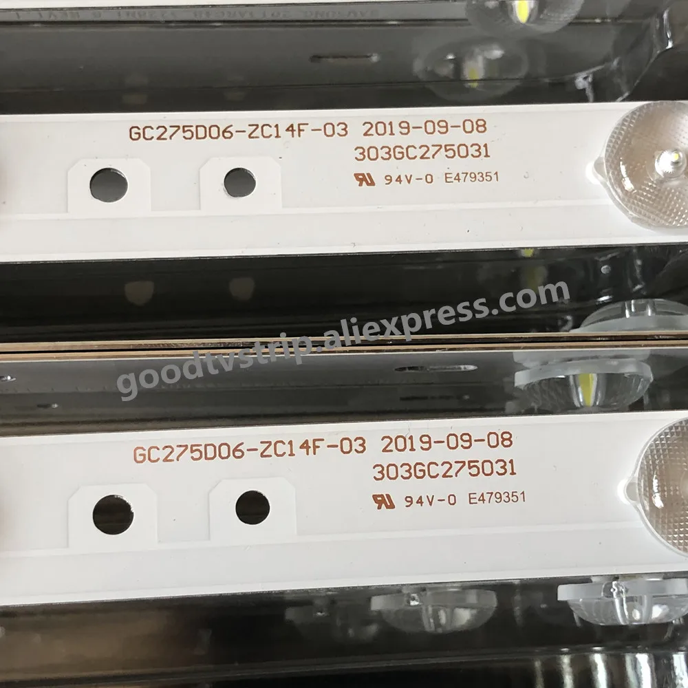 30 шт./лот светодиодный Подсветка полосы GC275D06-ZC14F-03 303GC275031 для 28PHF2056/T3 1 шт. = 6 светодиодный s