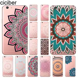 Ciciber чехол для OPPO A37 A39 A57 A59 A83 A5 A7 AX7 A3S F1S F11 F5 Молодежный мягкий чехол для телефона силиконовый чехол в стиле ретро Стиль Мандала