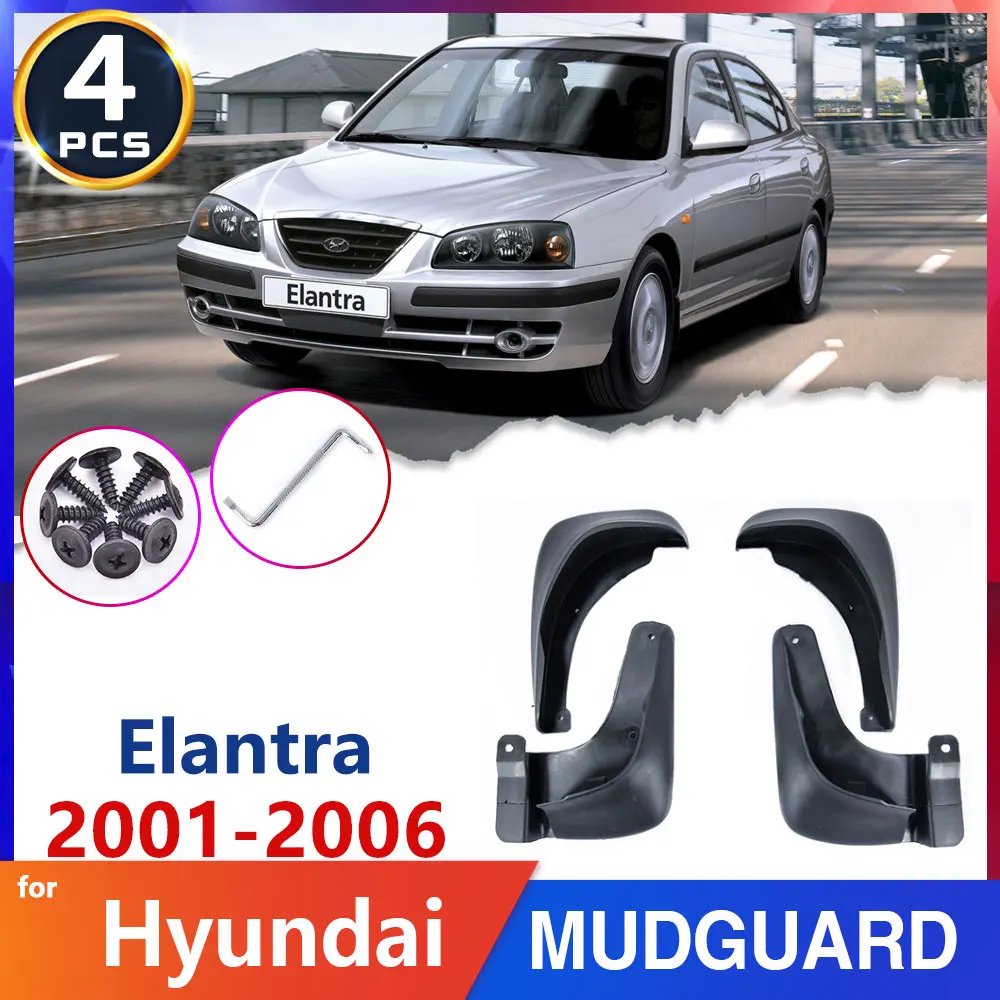 Автомобиль-грязи-клапаном Fender Для Hyundai Elantra 2001 ~ 2006 XD 2002 2003 2004 2005 Брызговики