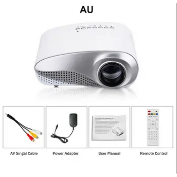 

RD802 mini led projector white Manual focus adjusting Smart portable Low power consumption long LED lamp life