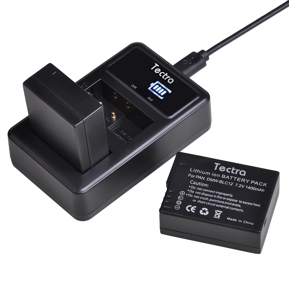 4 шт. 1400 мАч DMW-BLC12 BLC12E BLC12PP DMW BLC12 батарея+ двойное зарядное устройство для Panasonic Lumix FZ1000, FZ200, FZ300, G5, G6, G7, GH2, DMC-GX8