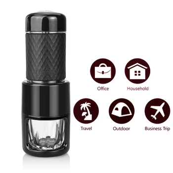 

Portable Espresso Machine Italian Coffee Machine Maker Espresso Outdoor Travel Capsule Coffee Powder Dual Use