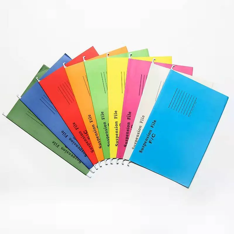 10pcs FC Hanging Folders Assorted Colors Extra Capacity Reinforced Hang Folders Expanding Filing Office School Supplies