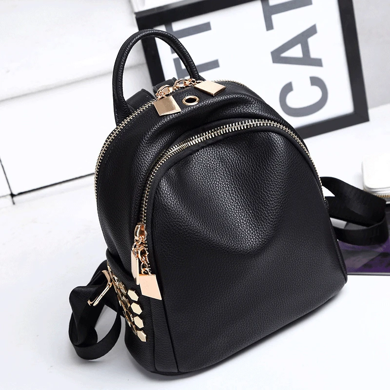 

Micro 2019 New Style Mini Backpack Women's Korean-style Full-grain Leather Backpack WOMEN'S Leather Bags