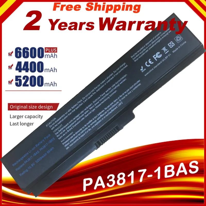 HSW Special price Laptop Battery For TOSHIBA Satellite L645 L655 L700 L730 L735 L740 L745 L750 L755 PA3817 PA3817U Fast shipping |