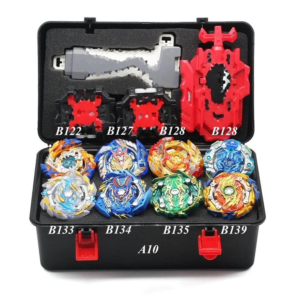Bey Bay Burst Set Toys Gyro Battle Arena Metal Fusion Fighting Gyro With Launcher Battle Spinning Top Blade Blades Toys Kid Gift - Цвет: Combination A10