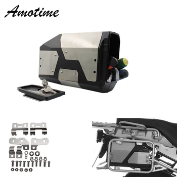 

All New For BMW R1250GS R1200GS adv LC Adventure 2014-2019 Decorative Aluminum Box Toolbox 4.2 Liters Tool Box Left Side Bracket