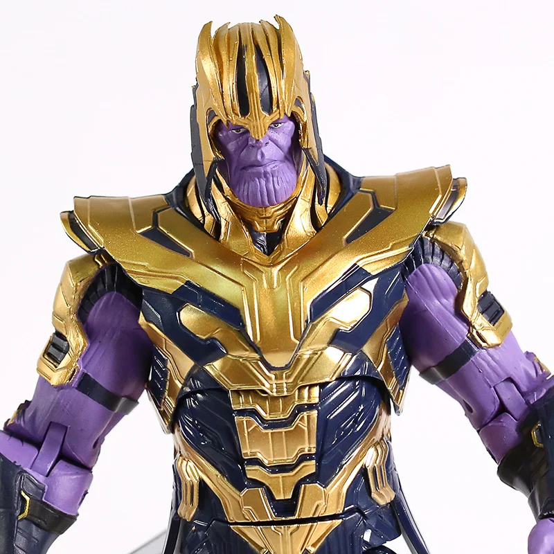 SHF Мстители эндшпиль танос Броня вер. Фигурка из ПВХ, подвижная модель Brinquedo