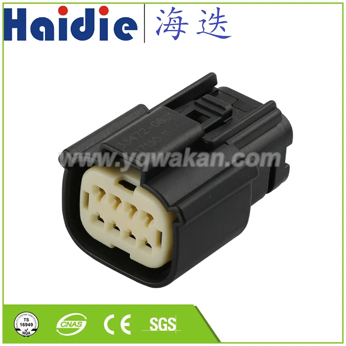 Free shipping 2sets 8pin auto electric waterproof connector cable housing plug 33472-0801 | Обустройство дома