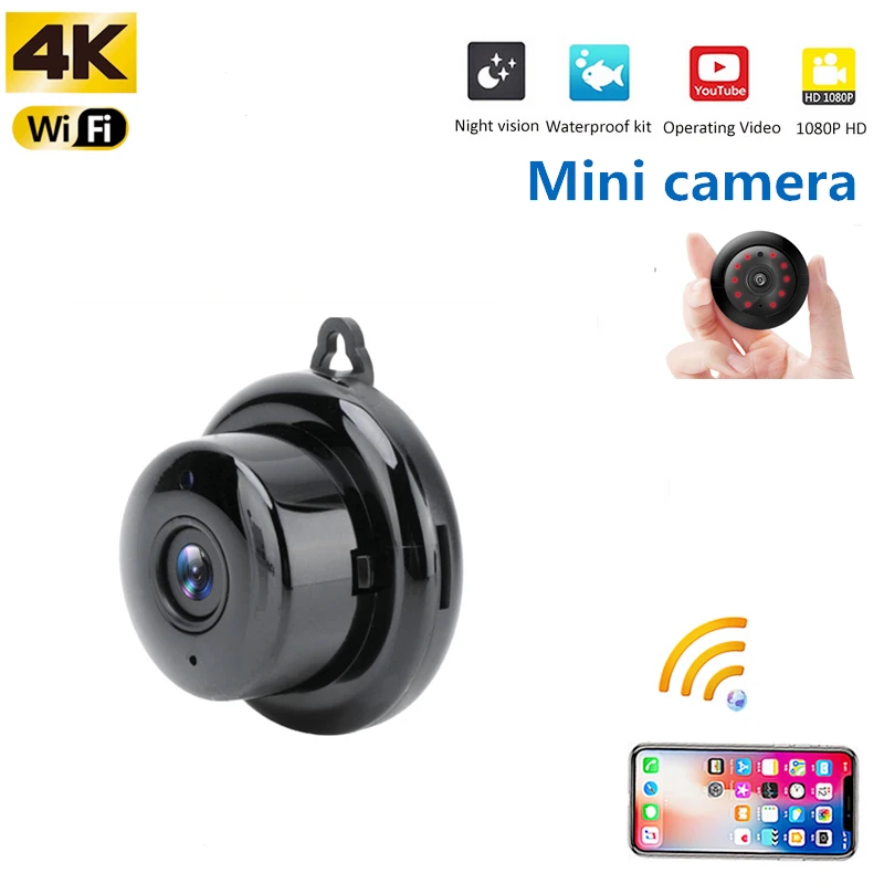 Домашняя безопасность мини wifi 1080P ip-камера Беспроводная маленькая CCTV инфракрасное ночное видение Обнаружение движения Слот для sd-карты аудио приложение