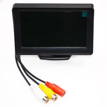 Car Monitor Screen for Parking Rear View Reverse Camera TFT LCD Display HD Digital Color 4.3 Inch PAL NTSC