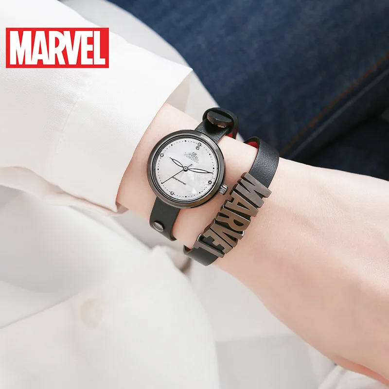 Disney Marvel Quartz wristwatch Marvel Captain Watch Fashion Trend Marvel Hero Bracelet Watch ladies watch Water Resistant 3Bar