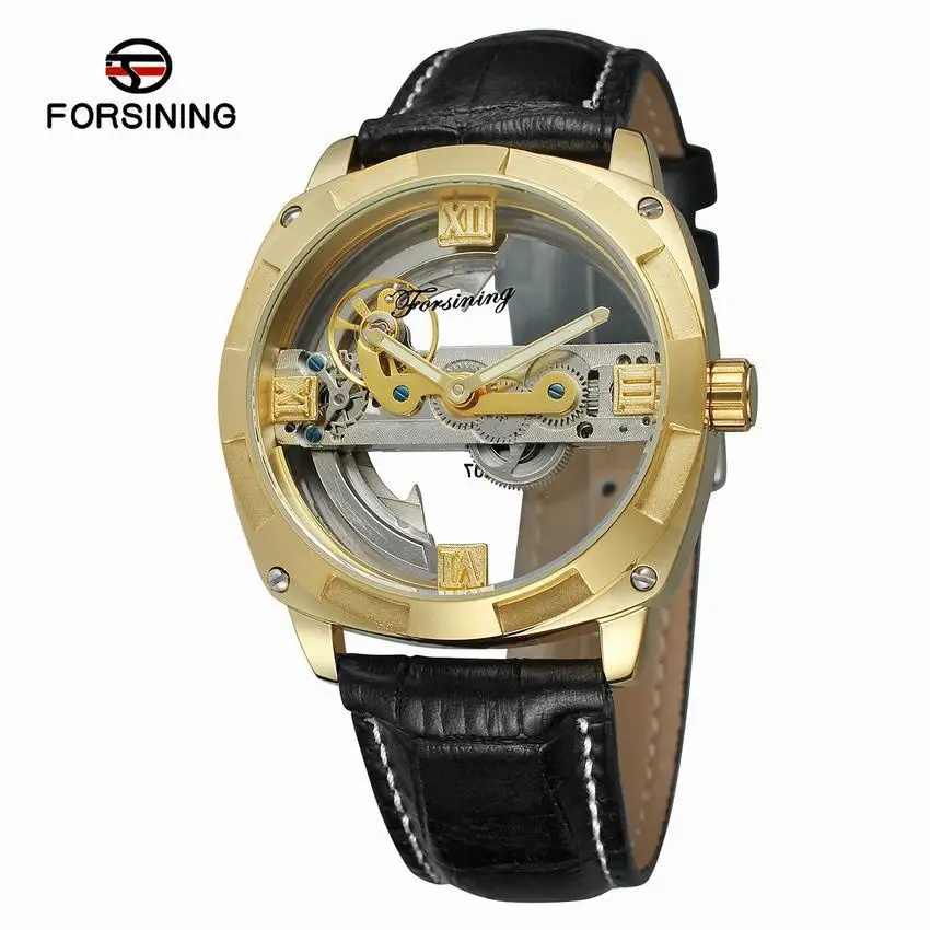 

Forsining Business Casual Fashion Table Waterproof Tourbillon Fully Automatic Machinery