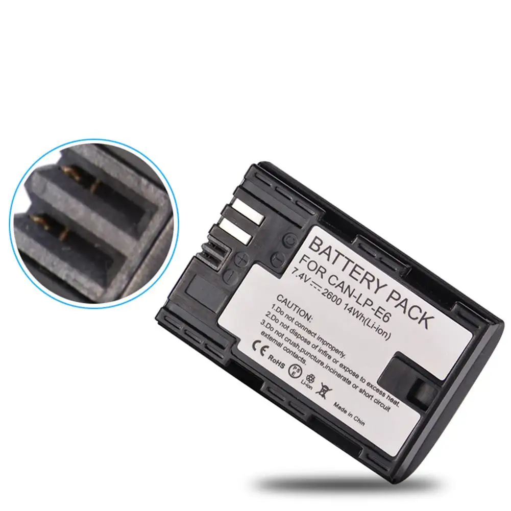 MAMEN LP-E6 1/2 шт Аккумулятор для Canon 5D Mark II 5D Mark III 60D 7D LP-E6 для камеры Canon аккумулятор Перезаряжаемый R25