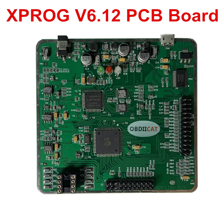 OBDIICAT новейший XPROG V6.12 Высокое качество X-prog V5.84 ECU программист инструмент металлический ящик XProg-M коробка V6.12 X Prog M Полные Адаптеры