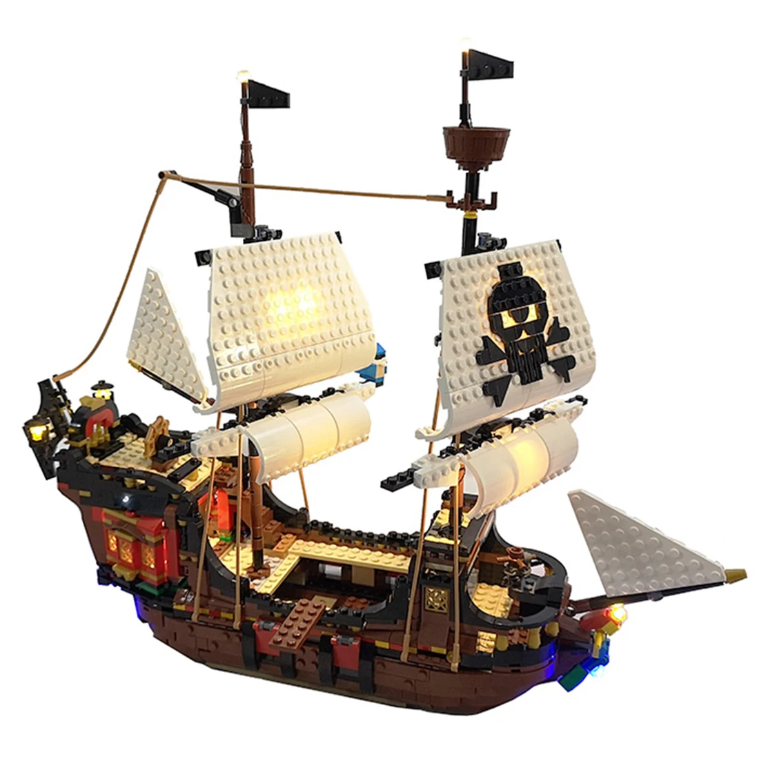 

Building Blocks LED Lighting Kit for Pirate Ship 31109(LED Included Only, No Kit)