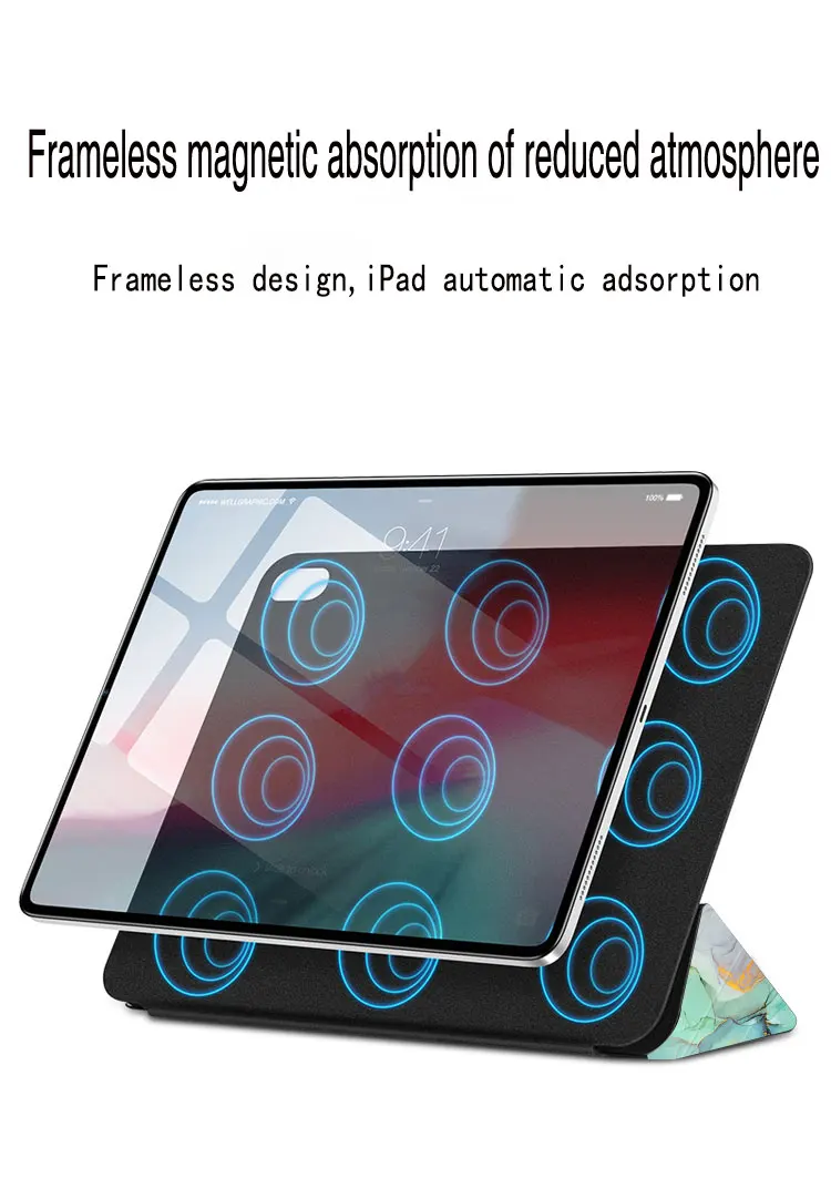Чехол-книжка с фламинго для iPad Pro 11 дюймов, крепкий Магнитный Тонкий Смарт-Чехол для iPad Pro 11 выпуска(3-го поколения