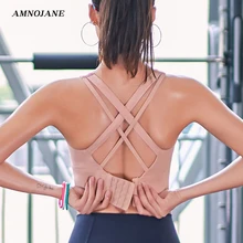 Регулируемый женский спортивный бюстгальтер размера плюс, укороченный топ для бега, фитнеса, бюстгальтер для йоги и тренажерного зала, мягкий спортивный супер пуш-ап спортивный бюстгальтер, одежда для активного отдыха