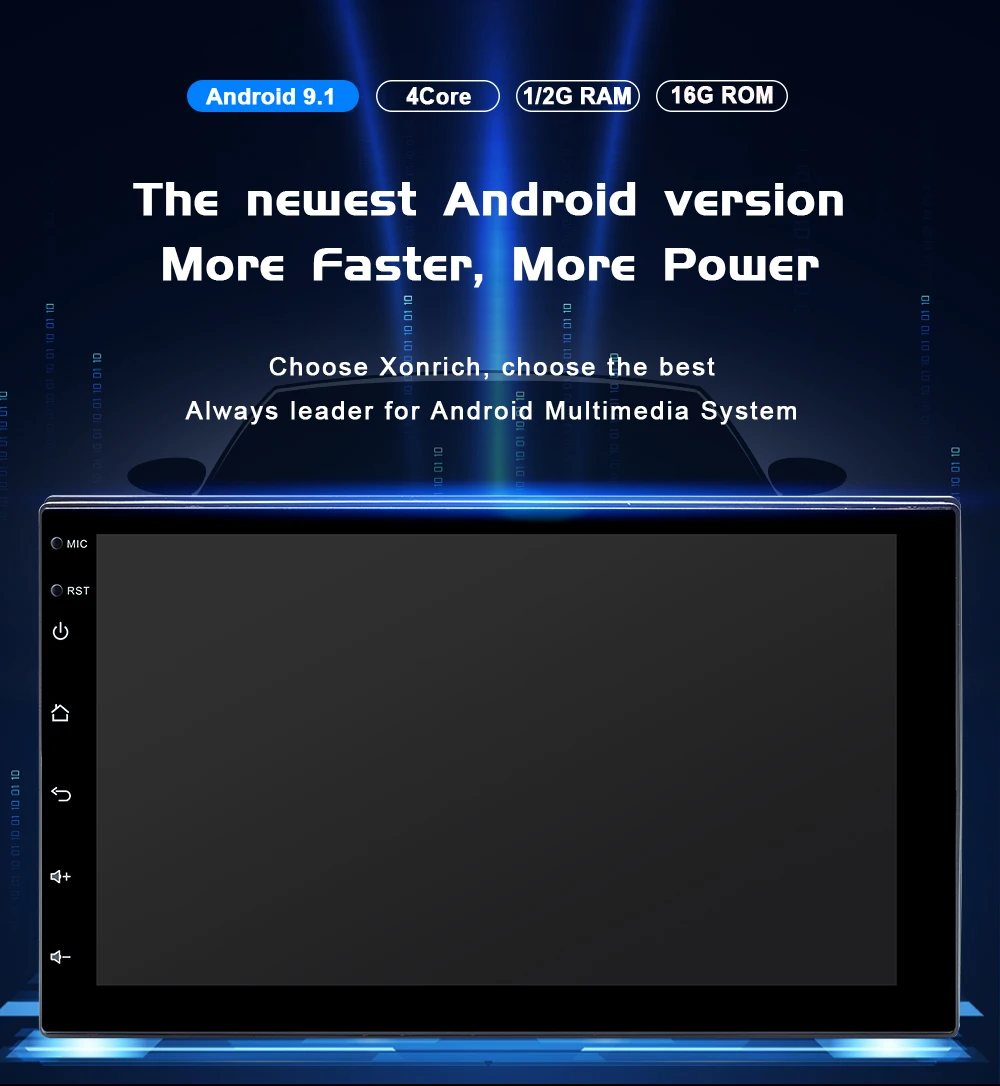 2G ram Авторадио 2 Din Android 9,0 Автомобильный gps навигатор Универсальный мультимедиа без DVD плеер стерео аудио головное устройство для nissan WIfi