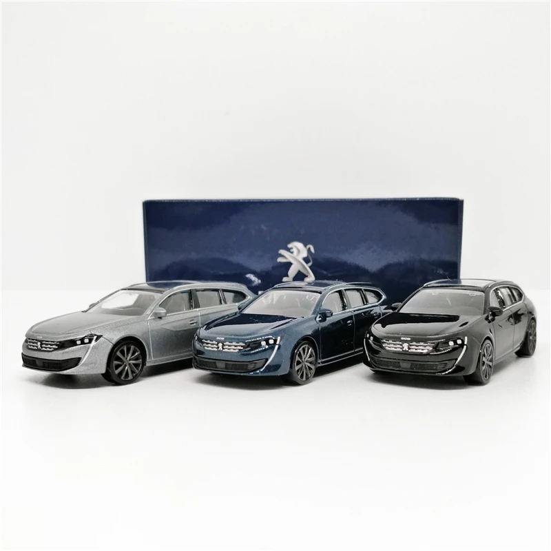 Norev 1: 64 peugeot 508 SW синий литья под давлением модель автомобиля