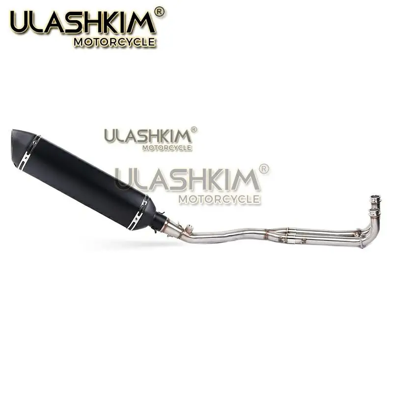 57 см мотоциклетные Akrapovic выхлопной глушитель полный Системы слипоны для YAMAHA TMAX T-MAX 500 530 TMAX530 TMAX500 2008