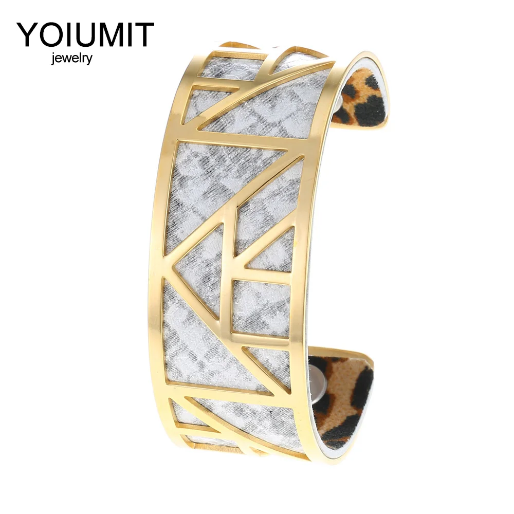 Женские золотые браслеты манжеты Cremo браслет из нержавеющей стали Bijoux Yoiumit