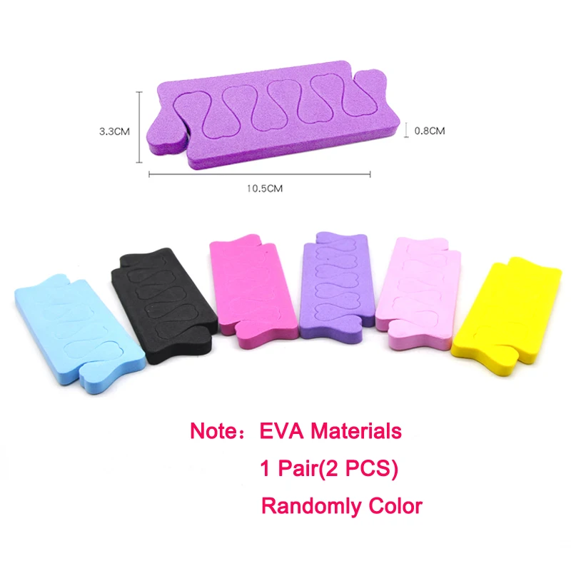 20pcs/set Sponge Toe Separator For Pedicure Manicure Nail Materiel Onglerie Fingers Separator Feet Nail Foam Orthopedic Product