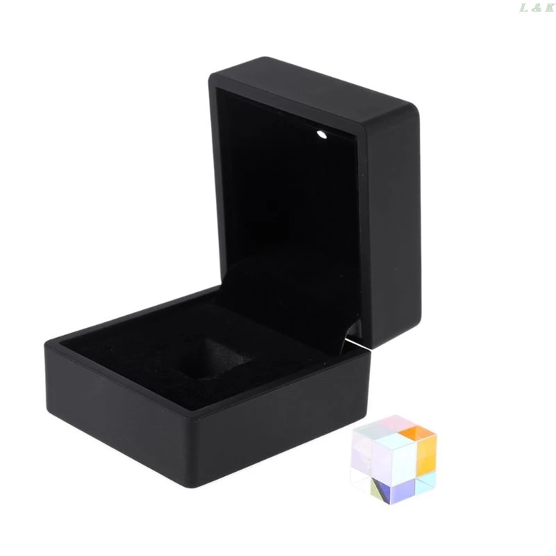 Призма комбайн куб 6 сторон оптический RGB Стекло Лен квадратный призма с