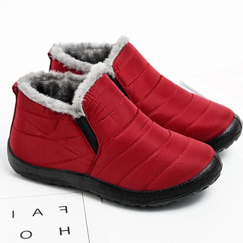 Fashion Men Boots Winter Snow Boots Outdoor Winter Shoes Men Sneakers Plus Size Military Boots Waterproof Shoes Work Shoes