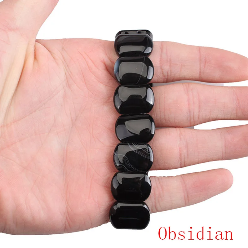 Natural Stone Beads Tiger Eyes/Amethysts Elastic Rope Bangles & Bracelets Handmade Jewelry Energy Bracelet for Women or Men For Beaded Bracelet Rope Bracelet Stone Bead Bracelet Natural Stone Bracelet
