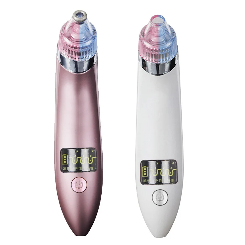 Blackhead Pore Vacuum LCD Display Electric Acne Pimple Remover Tools Vacuum Suction Black Spot Pore Cleaner Face Skin Care Tool 5