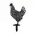 Курица Куриный Двор Статуя Творческое Искусство Декоративный Сад Газон Колья Металл Арт Петух Металл Аним Садоводство Украшения 35AB