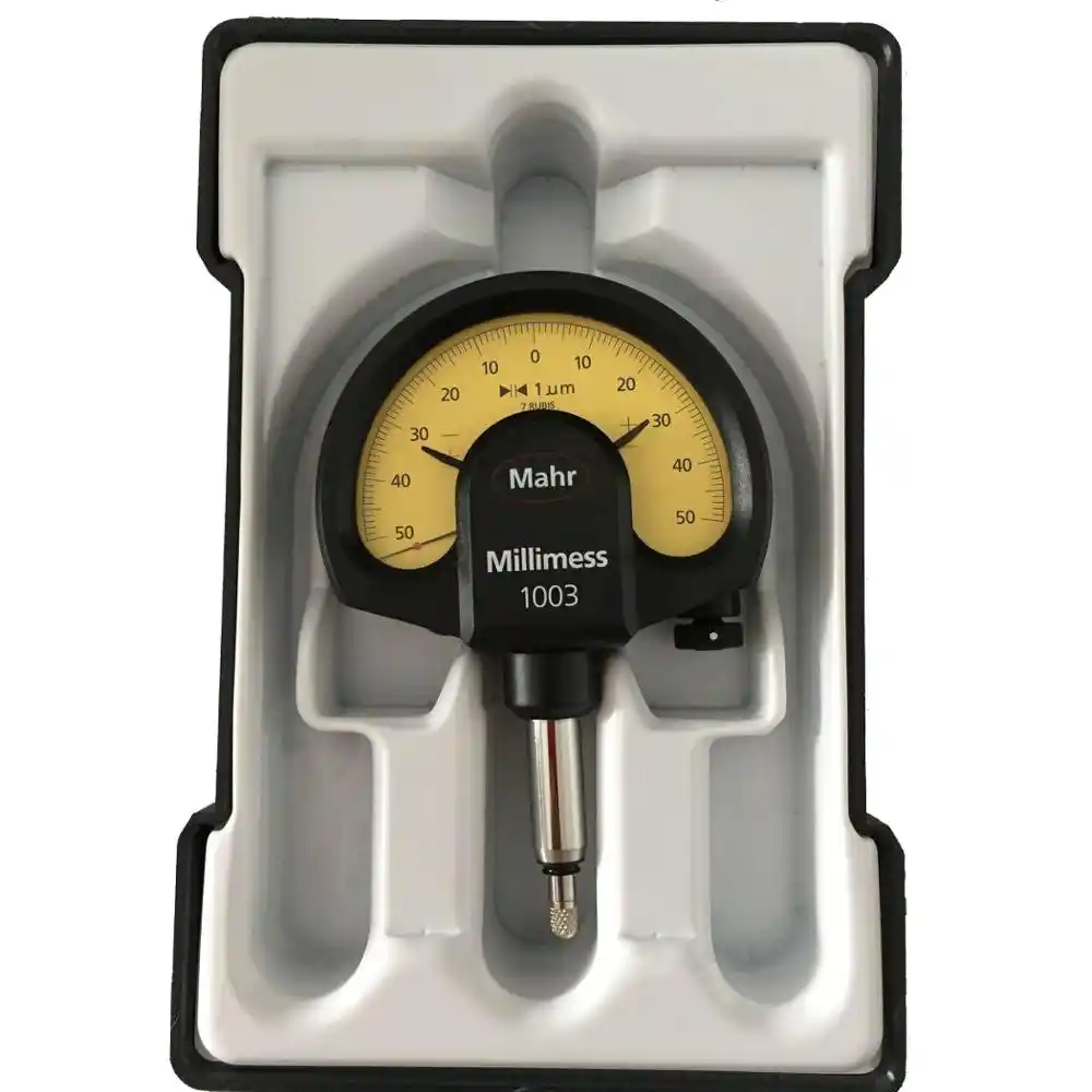 1μm Mahr 4334000 1003 Millimess Mechanical Dial Comparator ±50 μm Range