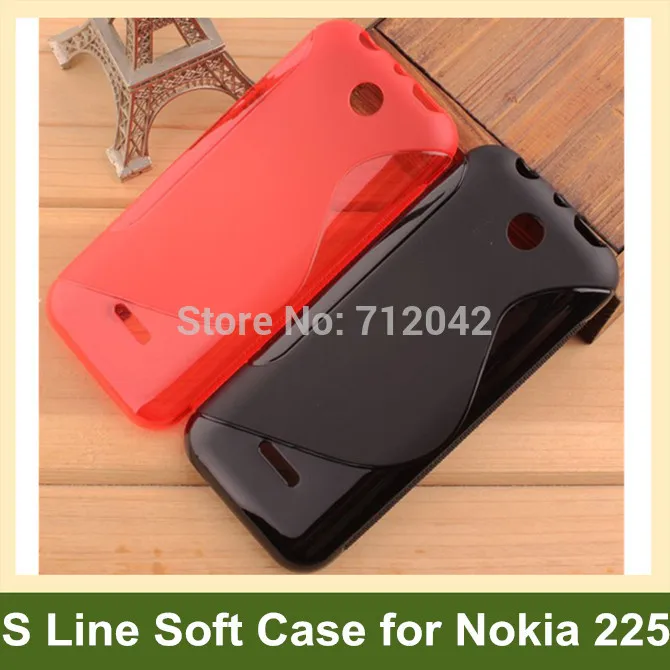 OEEKOI многоцветный S Line Стиль мягкий гелевый ТПУ чехол для Nokia 230 225 220 8 цветов Прямая