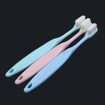 

2020 New Baby Toddler Safety Portable Travel Solid Color Soft Hair Tooth Brush Friendly Oral Clean Care Tools Protect Gum Health