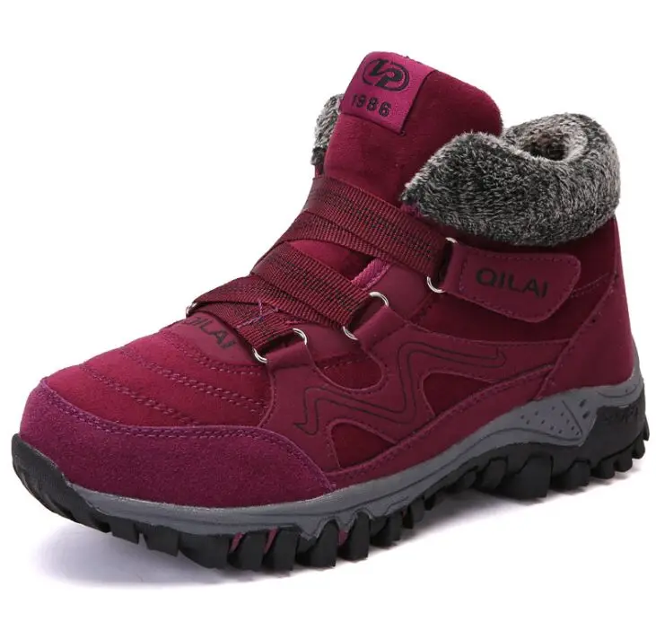 Г., модная зимняя теплая Повседневная замшевая обувь на меху, Chaussure Femme, спортивная обувь на платформе, женские кроссовки, женская обувь, zapatos mujer - Цвет: A
