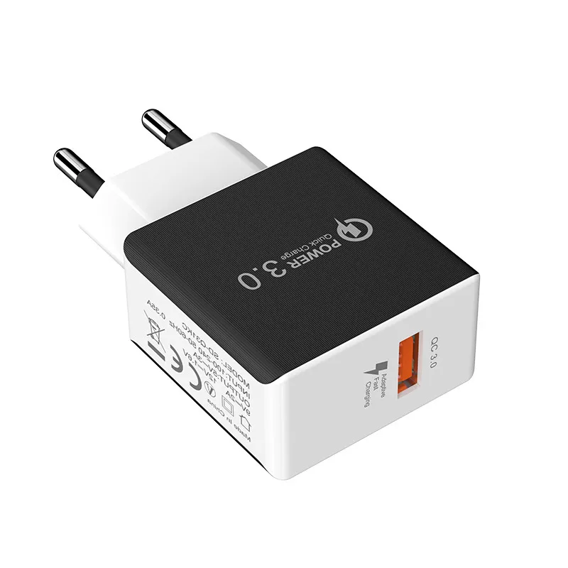 Магнитный кабель Micro USB для зарядки Meizu M3 M5 M6 Note LG Q60 3,0 адаптер для быстрой зарядки для samsung A10 A7 A6 huawei Y5 Y6 Y7 - Тип штекера: Only Black Charger