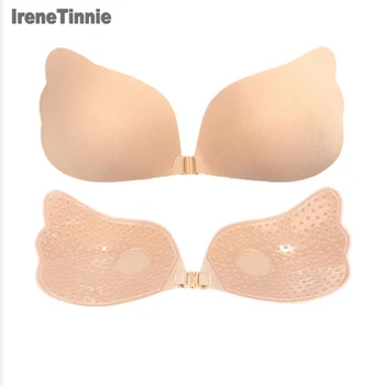

Angel Wings Silicone Bra Thickened Breathable Invisible Bra Silicone Underwear Nubra Chest Sticker Wireless Bra Lingerie