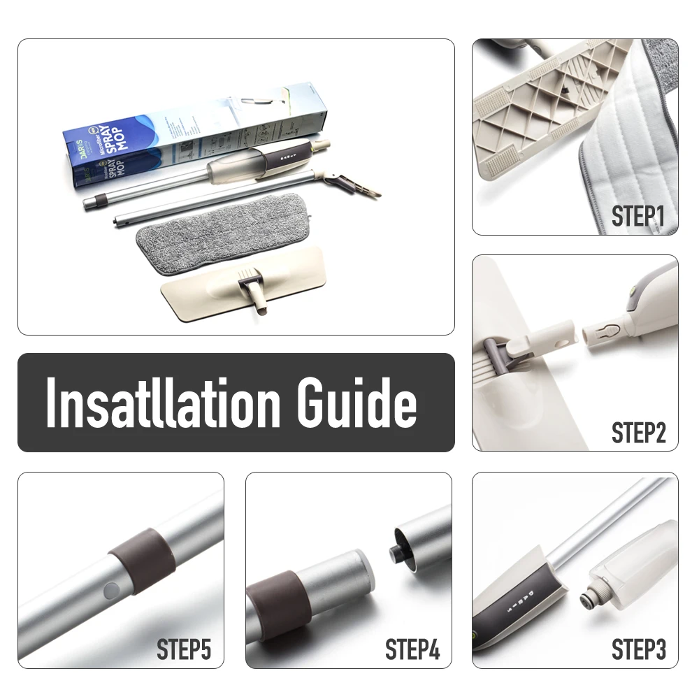 Швабра с распылителем Magic Spray швабра многоразовыми насадками из микрофибры ручка