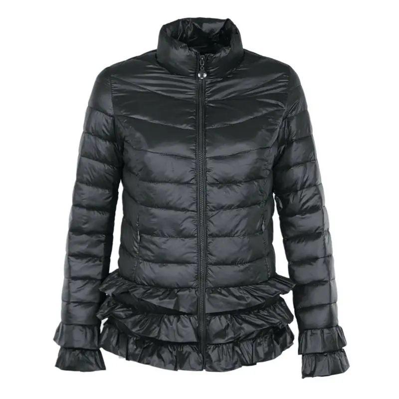 ZOGAA Winter Slim Parka Women Coats Female Warm Thicken Jacket Casual Stand Collar Zipper High Quality Warm Cotton Padded Parkas