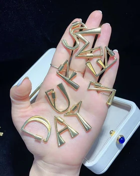 

3PCS, Gold Color A -Z Letter Clasps, For Necklace Chocker / Bracelet Making