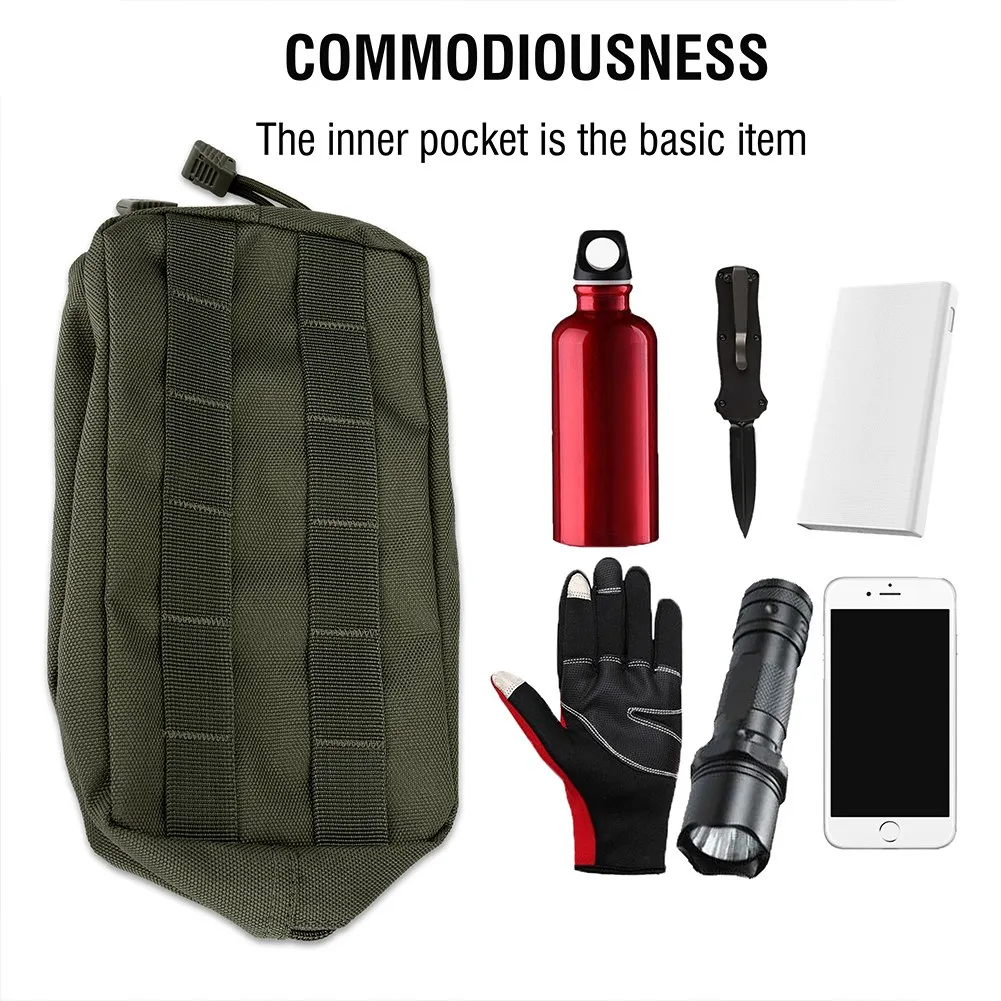 CQC Molle система Тактический медицинский пакет EDC инструмент кошельки на пояс наружная Охота Военная армия, для страйкбола аксессуары сумка - Цвет: green