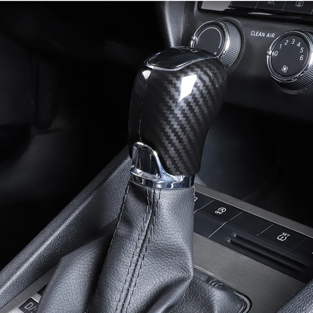 Наклейка на чехол для SKODA OCTAVIA/Superb 2015-2019 из углеродного волокна AT/MT Gear/Handbrake |