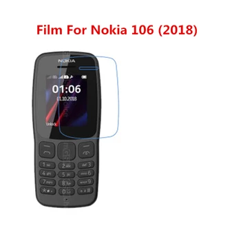 1 2 5 10 Pcs Ultra Thin Clear HD LCD Screen Protector Film z szmatką do czyszczenia filmu Nokia 106 2018 tanie i dobre opinie ZUIDID FOLIA HD Przezroczysty CN (pochodzenie) Folia na przód Film For Nokia 106 2018