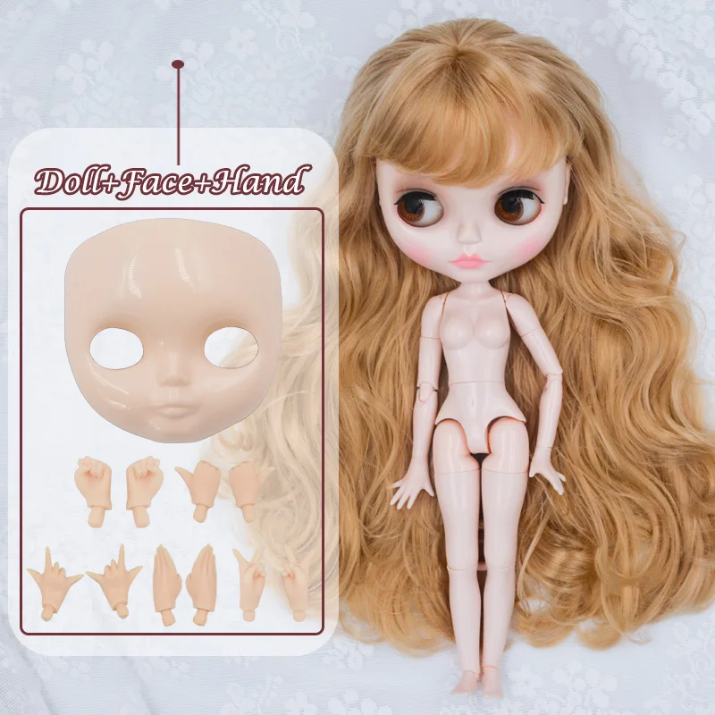 Neo Blyth кукла NBL Заказная блестящее лицо, 1/6 BJD шарнирная кукла Ob24 кукла Blyth для девочки, игрушки для детей YM04 - Цвет: FHYM11