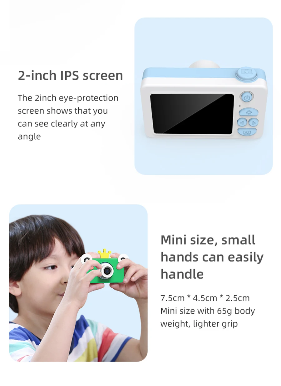 Photo Camera 2 inch Kids Digital Video Camera